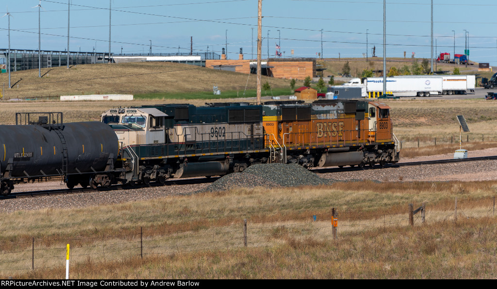 BNSF Local Just South of Cheyenne